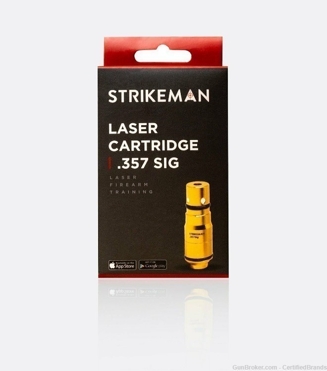 Strikeman Dry Fire Laser Training Target PRO Kit System, .357 SIG Cartridge-img-3
