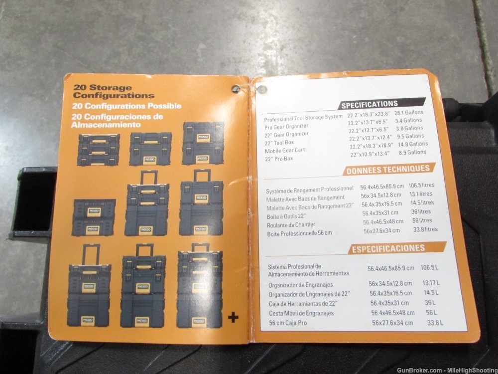 RIGID Professional Tool Storage System: Gear Organizer Case-img-5