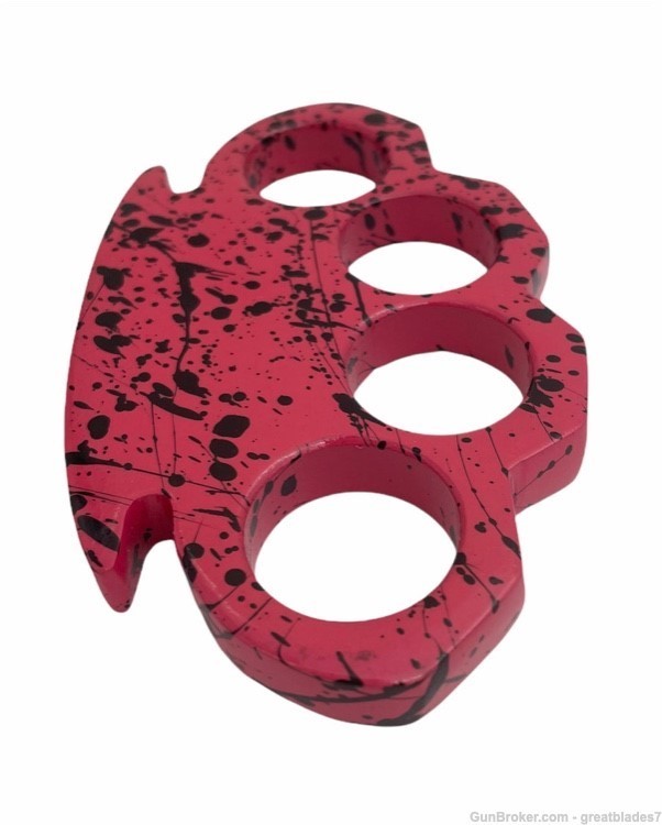 Brass Knuckles Camo Paint Splatter PINK AND BLACK FREE SHIPPING!!-img-1