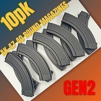 10pk GEN2  AK-47 Magazines 40 Round Capacity-img-0