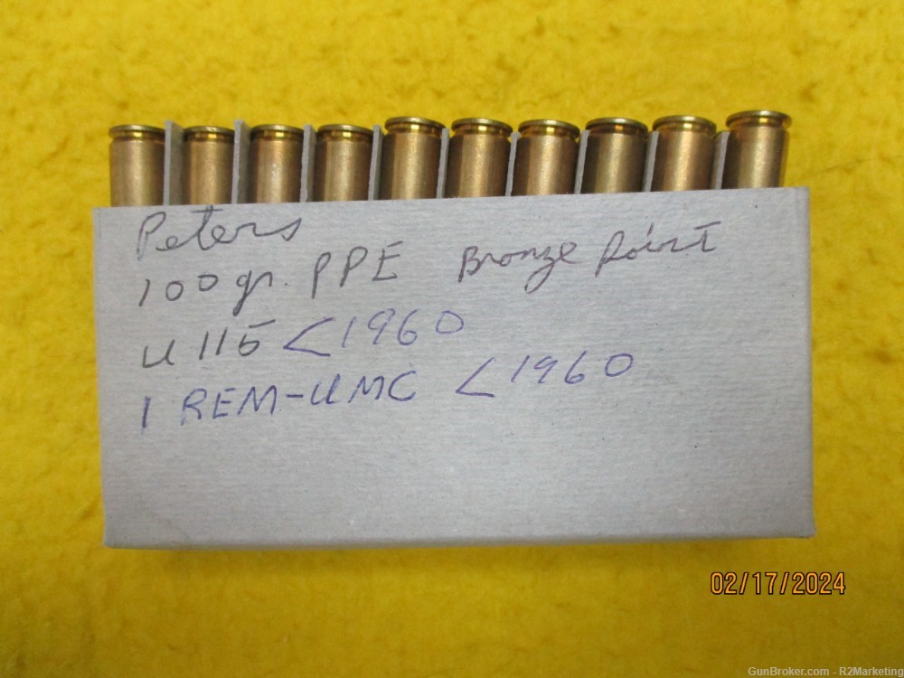 Peters 280 Rem 100gr. PPE (Bronze Point) Cartridges -img-1