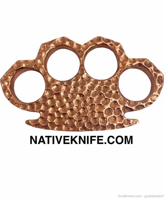 Heavy Duty Real Copper Knuckles Hammer Design FREE SHIPPING!!-img-0