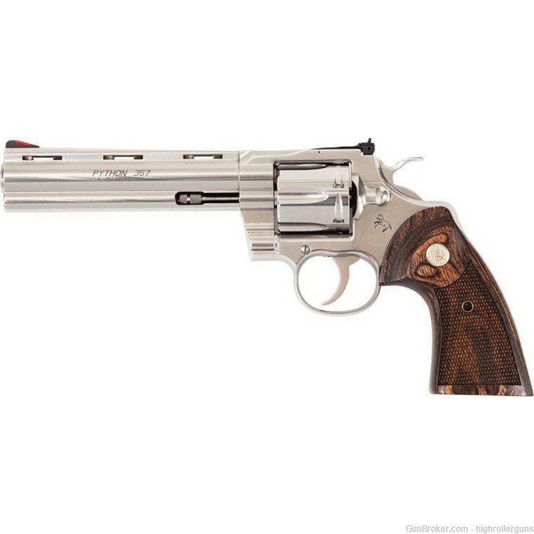 NEW Colt Python (6") .357 Mag Revolver, Stainless - PYTHON-SP6WTS-img-0