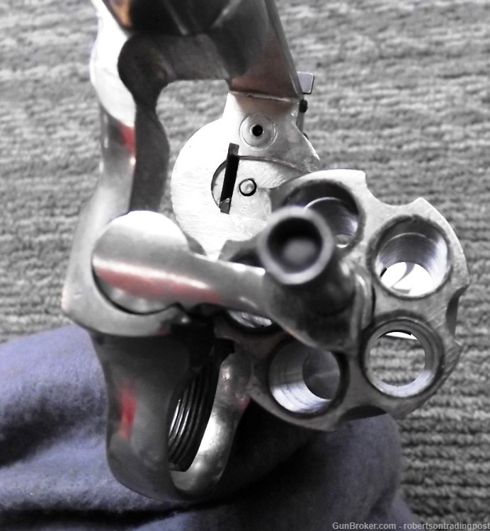 Rossi F.I. .38 Revolver 68 Nickel 3” Wood Grips Blade Sight VG-Exc CA C&R -img-4