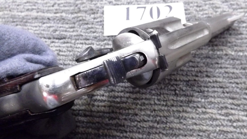 Rossi F.I. .38 Revolver 68 Nickel 3” Wood Grips Blade Sight VG-Exc CA C&R -img-7