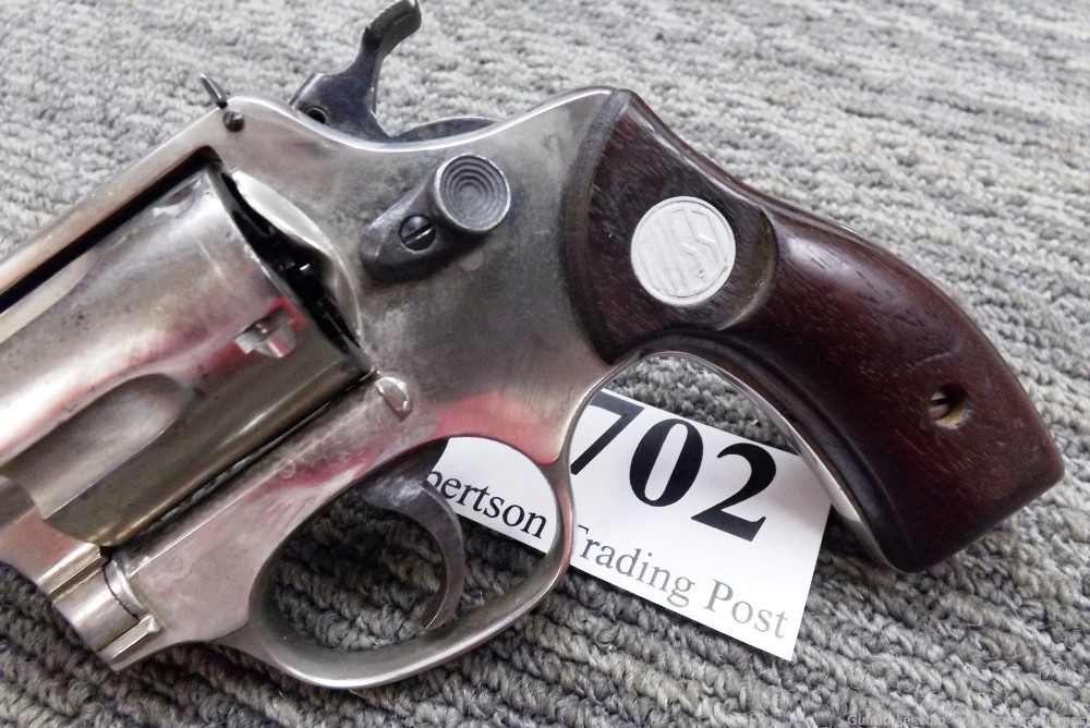 Rossi F.I. .38 Revolver 68 Nickel 3” Wood Grips Blade Sight VG-Exc CA C&R -img-14