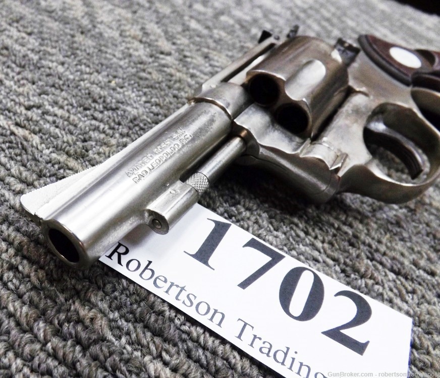 Rossi F.I. .38 Revolver 68 Nickel 3” Wood Grips Blade Sight VG-Exc CA C&R -img-9