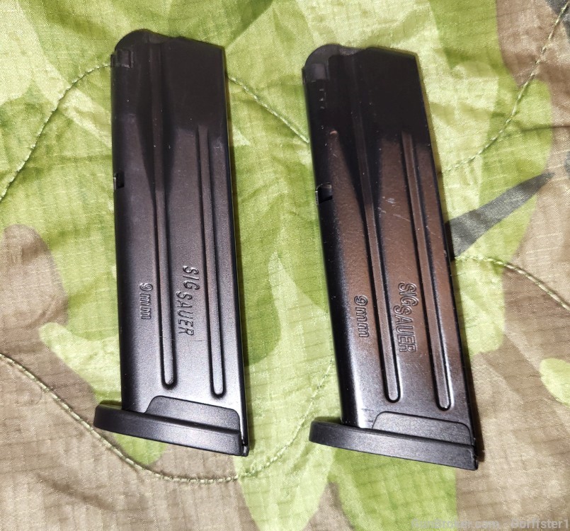 Two Sig Sauer P320 P250 Compact 9mm 15-round Magazines for $49.95-img-2
