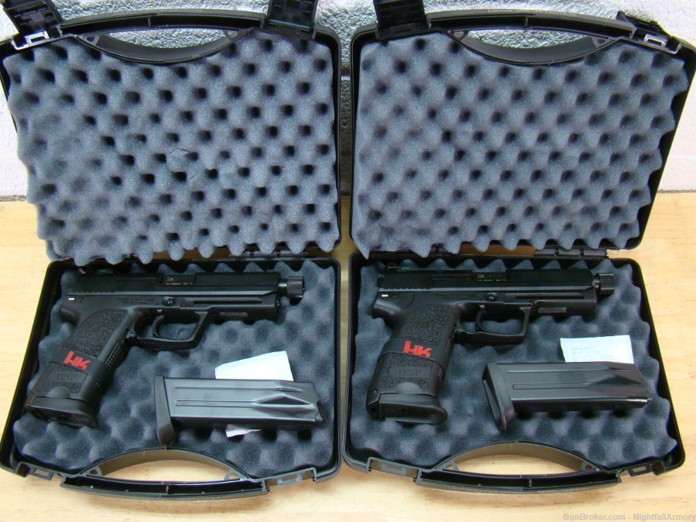 Pair of HK USP-45 Tactical V1 .45ACP Pistols, H&K consec serial #'s USP 45-img-6