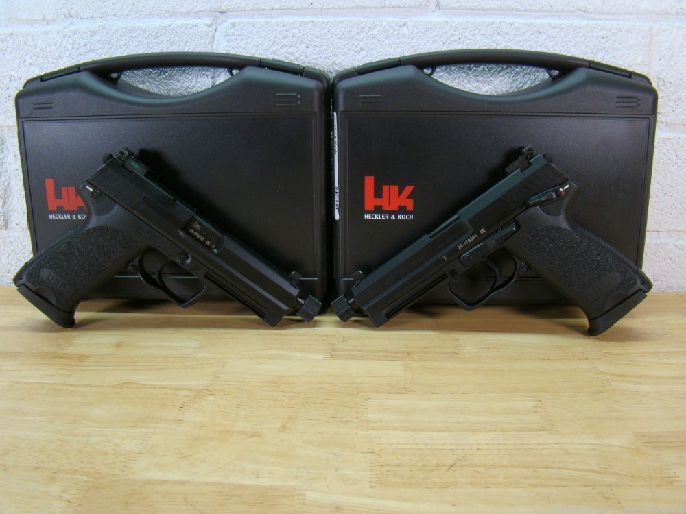 Pair of HK USP-45 Tactical V1 .45ACP Pistols, H&K consec serial #'s USP 45-img-24