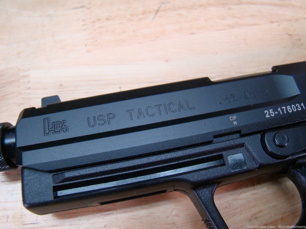 Pair of HK USP-45 Tactical V1 .45ACP Pistols, H&K consec serial #'s USP 45-img-19