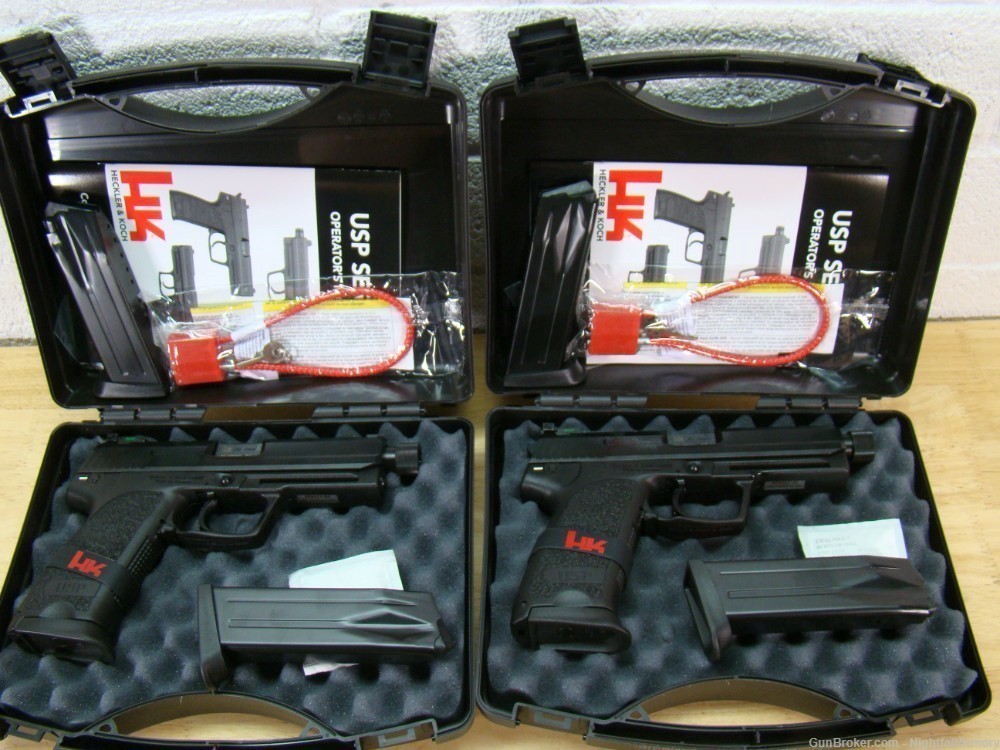 Pair of HK USP-45 Tactical V1 .45ACP Pistols, H&K consec serial #'s USP 45-img-7