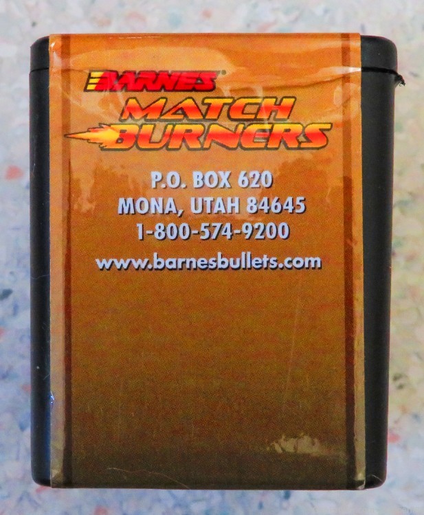 Barnes 6.5 (.264) 10 box Lot of 140 gr BT Match Burner Bullets -img-1
