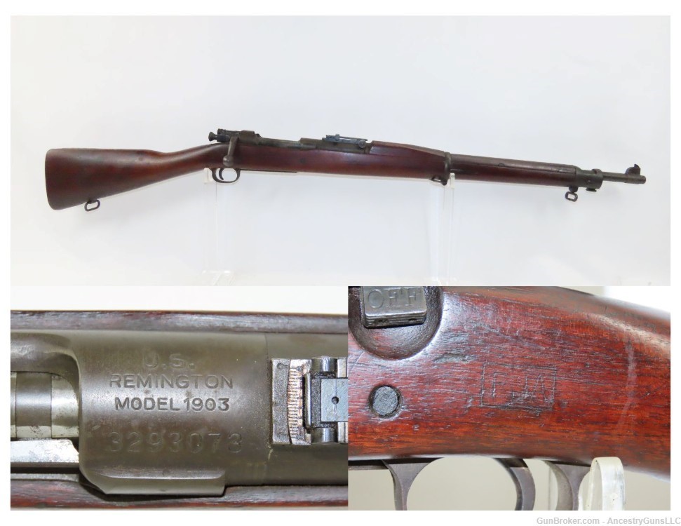 1942 WORLD WAR II Remington M1903 BOLT ACTION .30-06 Springfield C&R Rifle-img-0
