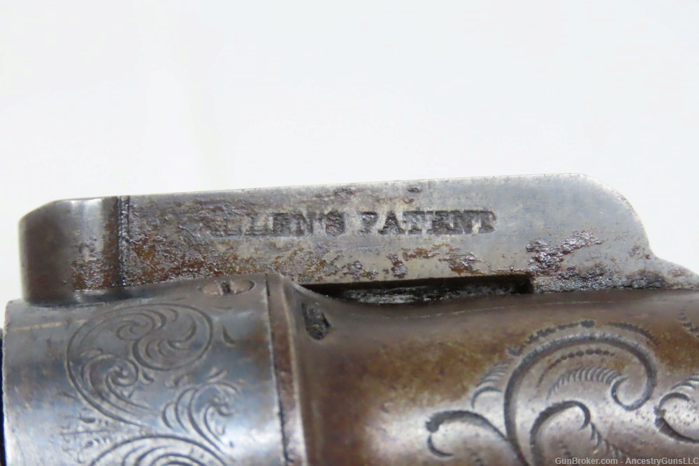 ALLEN & THURBER PEPPERBOX Revolver WORCHESTER MASS 49ers Gold Rush  Antique-img-5