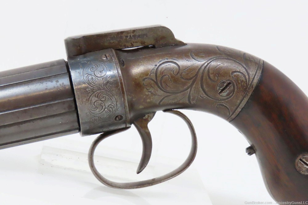 ALLEN & THURBER PEPPERBOX Revolver WORCHESTER MASS 49ers Gold Rush  Antique-img-3