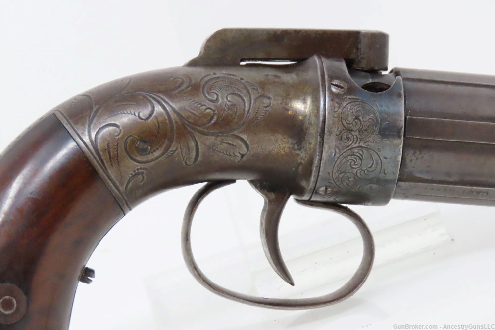 ALLEN & THURBER PEPPERBOX Revolver WORCHESTER MASS 49ers Gold Rush  Antique-img-14