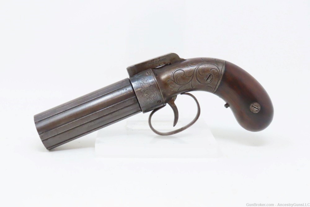 ALLEN & THURBER PEPPERBOX Revolver WORCHESTER MASS 49ers Gold Rush  Antique-img-1