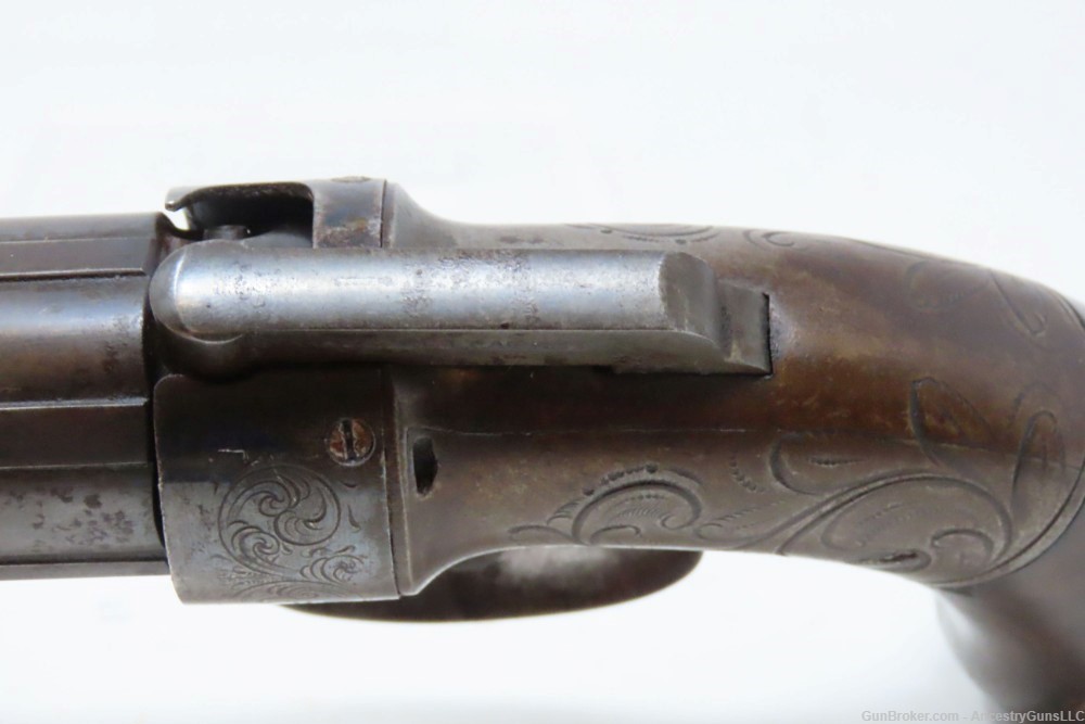 ALLEN & THURBER PEPPERBOX Revolver WORCHESTER MASS 49ers Gold Rush  Antique-img-7