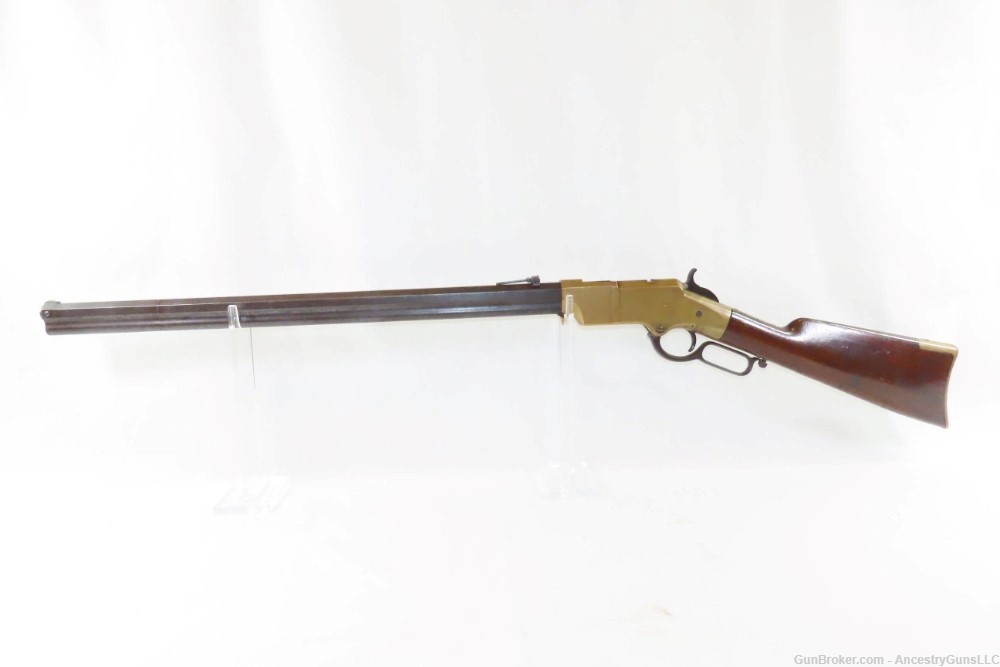 1863 NEW HAVEN ARMS HENRY Lever Action Rifle .44 CIVIL WAR Antique-img-1