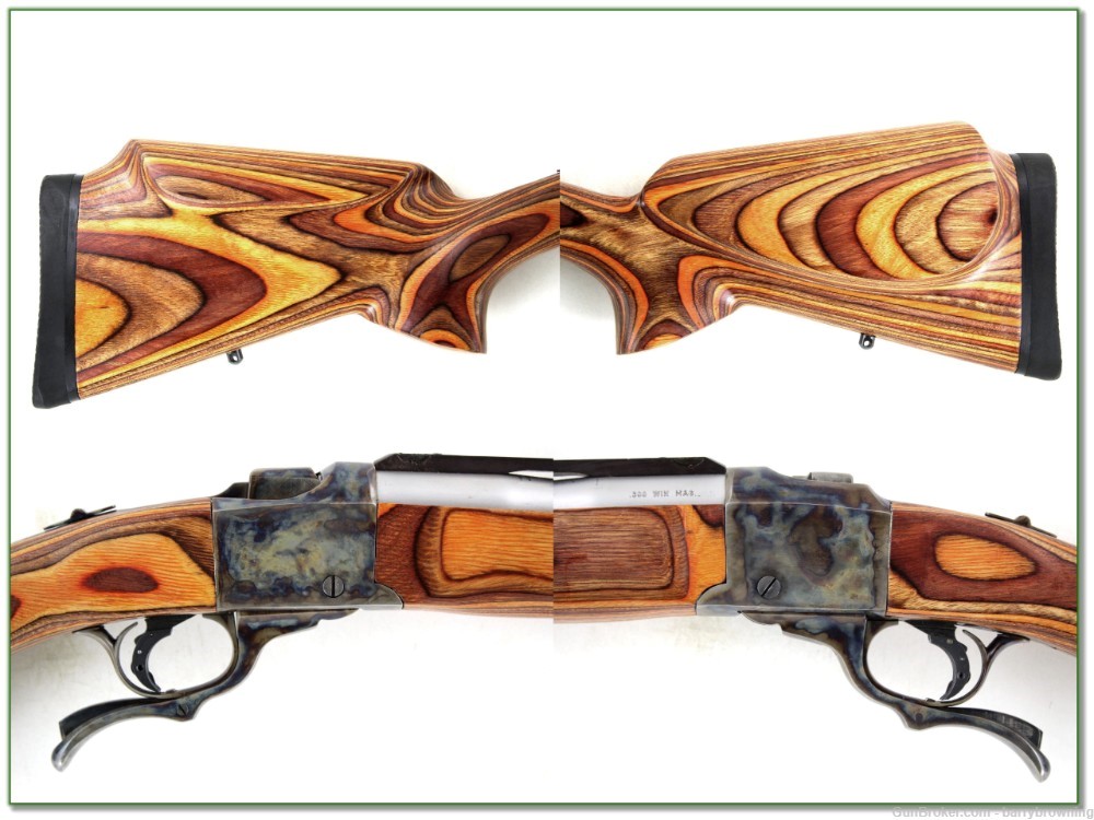 Custom Ruger No.1 Tropical in 300 Win Mag Case Colored-img-1