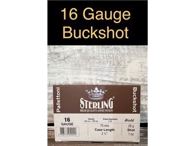 16 GAUGE Buckshot Shotgun Shells #1 Buck home self defense 10 Rounds 