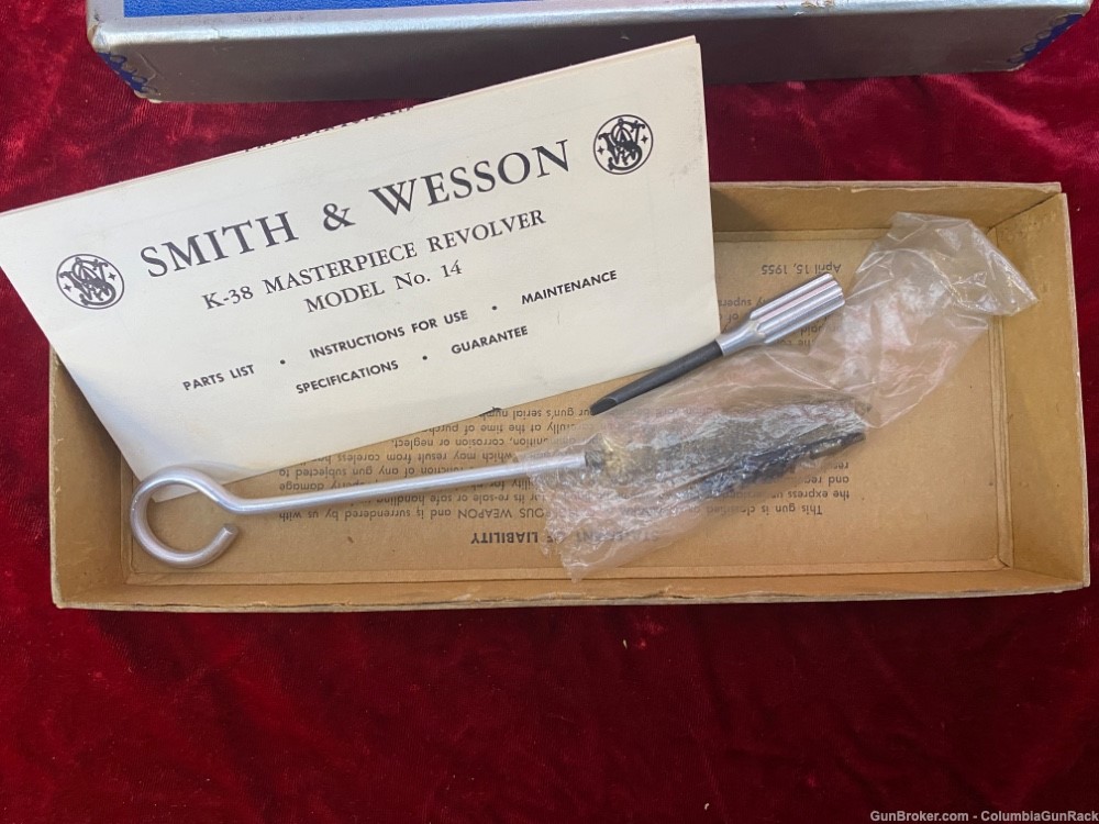 Smith and Wesson Model 14-2 Nickel 4 inch Rare Model!-img-26
