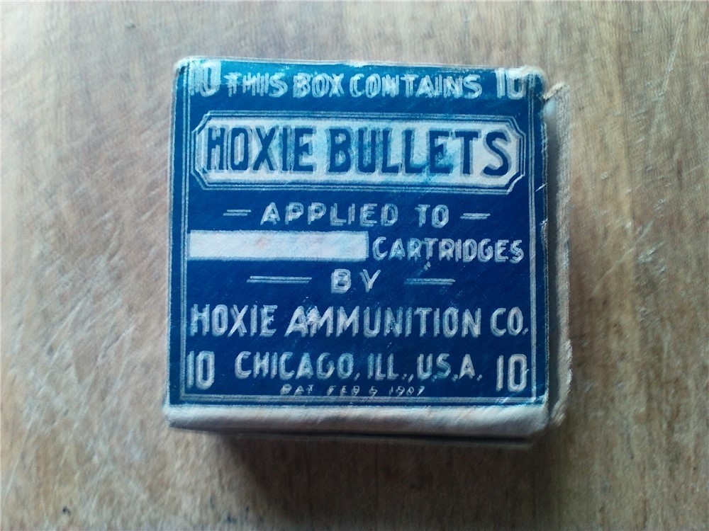 Vintage Hoxie 351 Self loader ammo -10 rds.-img-0