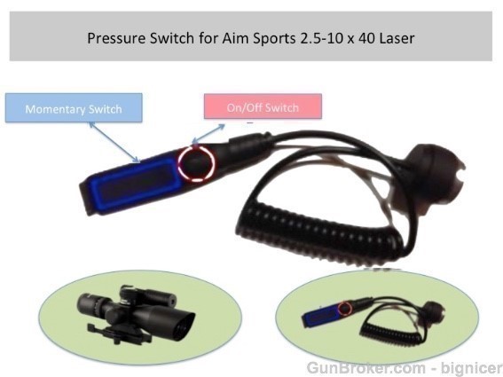 Pressure switch for Aim sports 2.5-10x40 laser-img-0