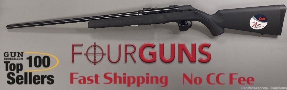 Savage A17 .17 HMR Semi-Auto Rifle 10rd Rotary Mag 22" 47001-img-0