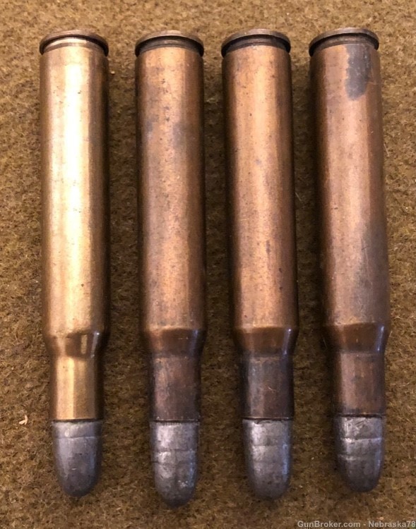4 rounds WW1 and earlier .30-06 M1919 gallery load ammo 1903 1917-img-0