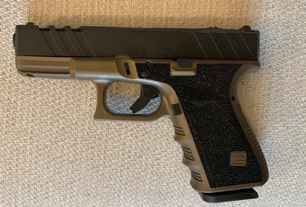Glock 19 G3 Custom 9mm New Ported Slide Bronze/Black NO CC Fees Fast ship-img-1