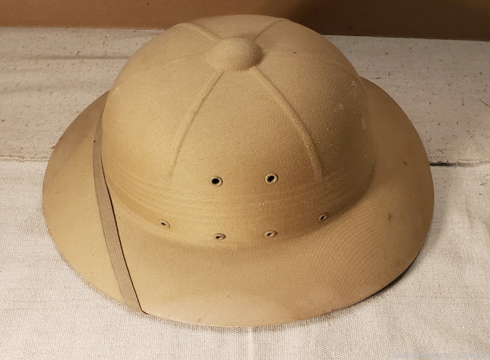 Pith Helmet Vintage 1960s US Marine Vietnam Era Military Sunrigid Hat used-img-1