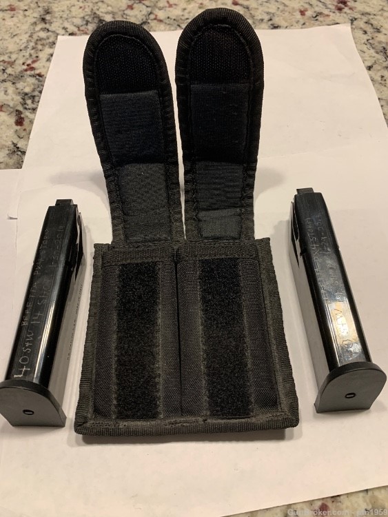 2 Beretta PX4 Storm 40 S&W 14 Round Magazines With Mag Holder -img-9