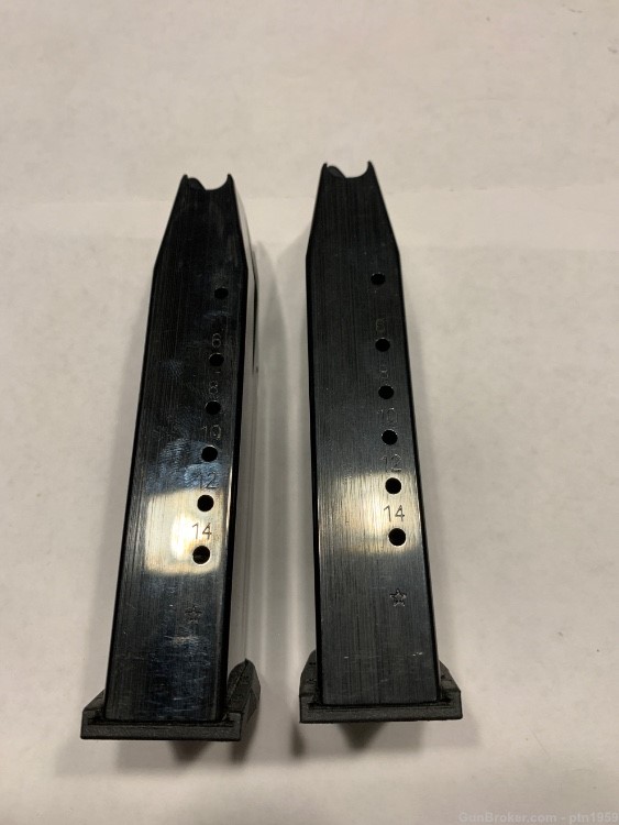 2 Beretta PX4 Storm 40 S&W 14 Round Magazines With Mag Holder -img-1