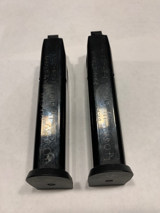 2 Beretta PX4 Storm 40 S&W 14 Round Magazines With Mag Holder -img-3