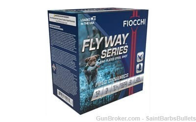 Fiocchi Flyway 12 Gauge 3" 1500 fps 1 1/8 oz. #2 – 25 Rounds-img-0