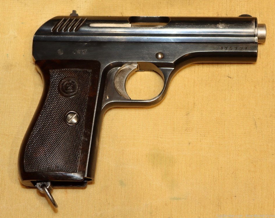 Rare WWII CZ 24 Pistol w/ Holster & Capture Papers-img-7