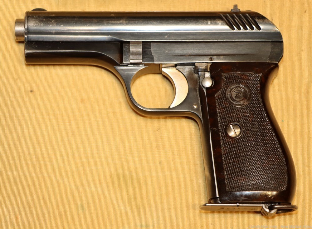 Rare WWII CZ 24 Pistol w/ Holster & Capture Papers-img-22
