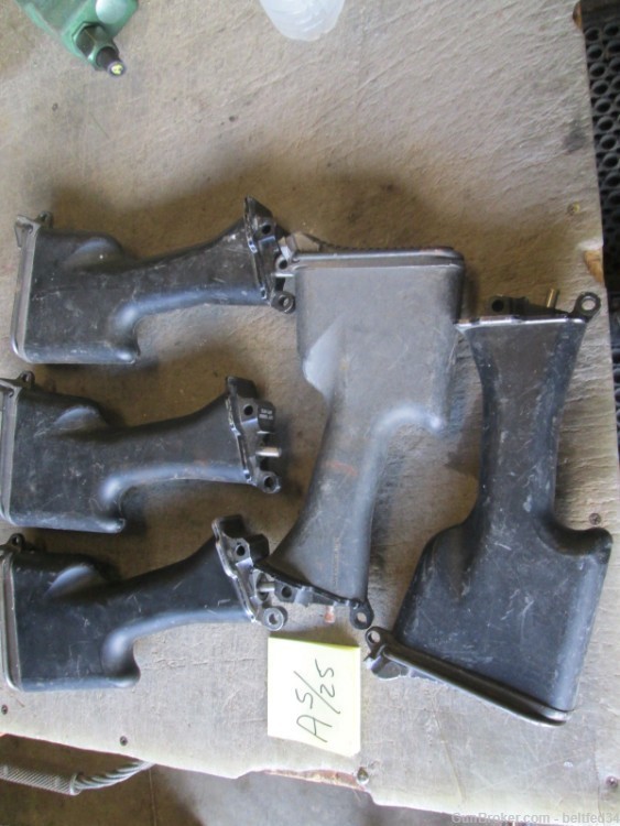 Lot of 5 Good Used Buttstocks, Complete, for M249 SAW-img-0