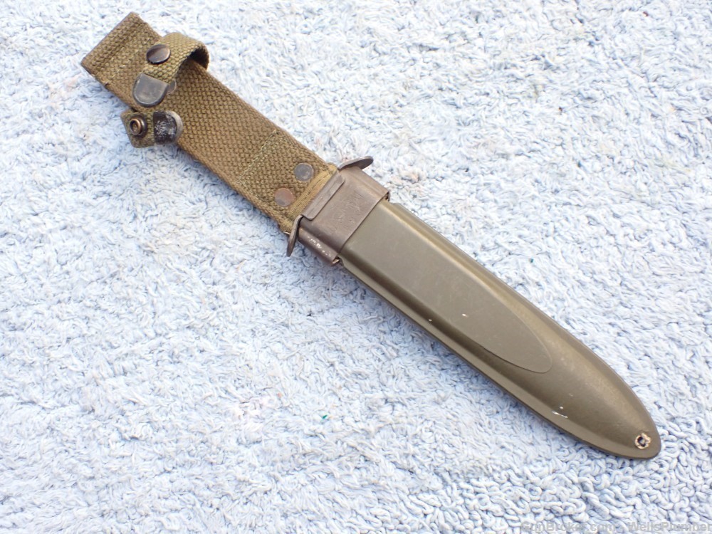 US WWII CASE M1 CARBINE M4 BAYONET WITH ORIGINAL M8A1 SCABBARD-img-22