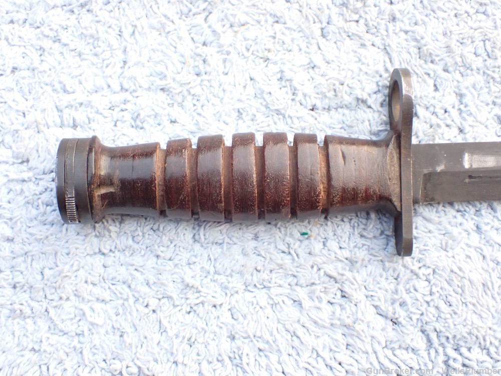 US WWII CASE M1 CARBINE M4 BAYONET WITH ORIGINAL M8A1 SCABBARD-img-6