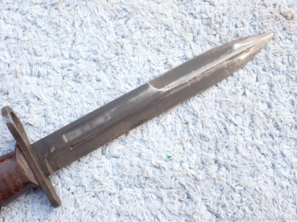 US WWII CASE M1 CARBINE M4 BAYONET WITH ORIGINAL M8A1 SCABBARD-img-20