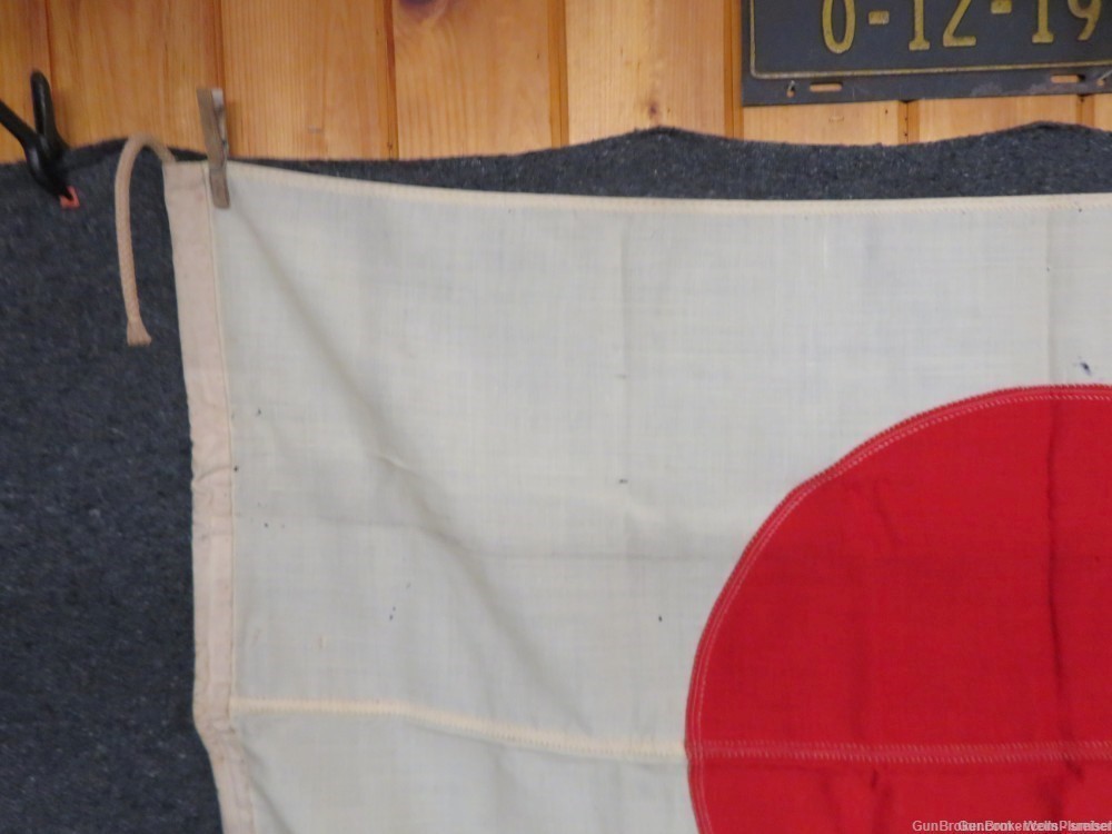 JAPANESE WWII MEATBALL FLAG PRE-1945 ORIGINAL EXCELLENT CONDITION-img-6