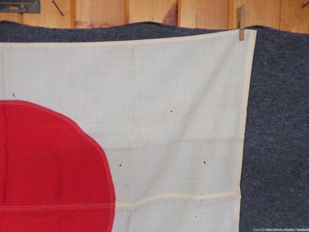JAPANESE WWII MEATBALL FLAG PRE-1945 ORIGINAL EXCELLENT CONDITION-img-5