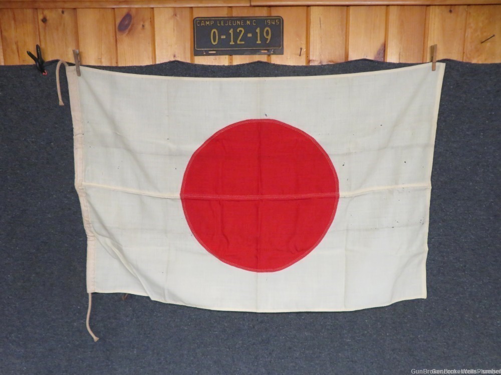JAPANESE WWII MEATBALL FLAG PRE-1945 ORIGINAL EXCELLENT CONDITION-img-0