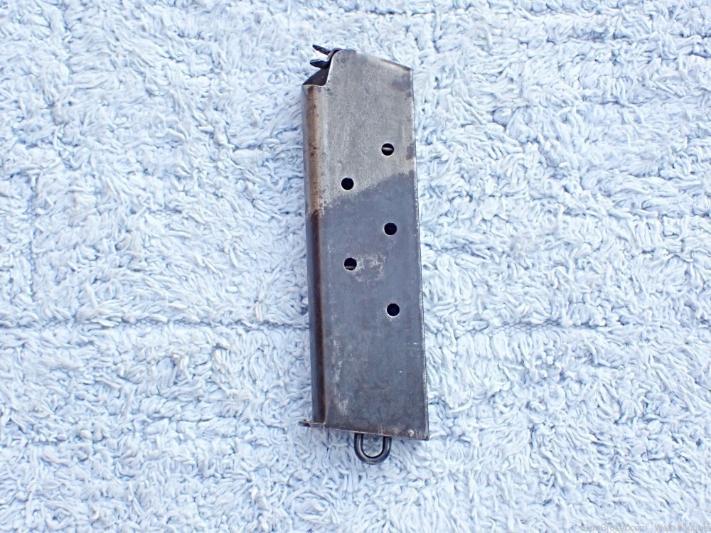 WWI US ARMY COLT 1911 GOVERNMENT MODEL 45ACP TWO TONE LANYARD LOOP MAGAZINE-img-0