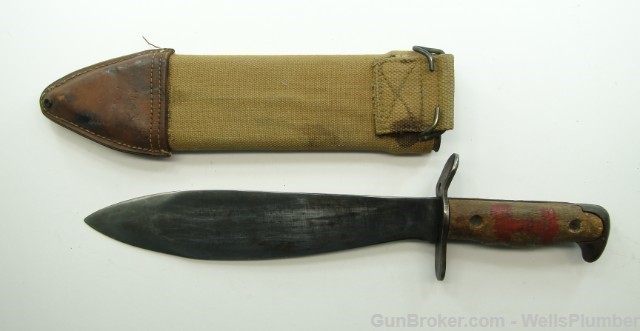 US MODEL 1917 BOLO WITH SCABBARD DATED 1918 PLUMB-img-5
