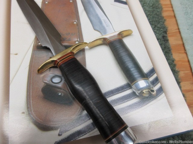 US WWII RANDALL MODEL 2 FIGHTING KNIFE WITH ORIGINAL SCABBARD WW2 RANDALL  -img-7