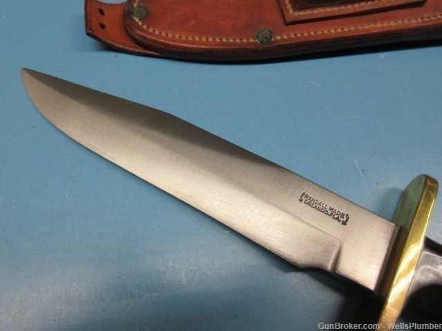 US VIETNAM RANDALL MODEL 14 FIGHTING KNIFE WITH ORIGINAL SCABBARD (MINT)-img-2
